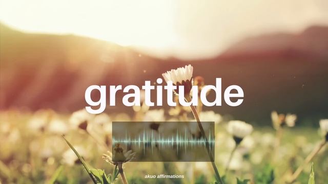 Attitude Of Gratitude ―∎𝘢𝘶𝘥𝘪𝘰 𝘢𝘧𝘧𝘪𝘳𝘮𝘢𝘵𝘪𝘰𝘯𝘴 | Attract Abundance & Oportunities To You