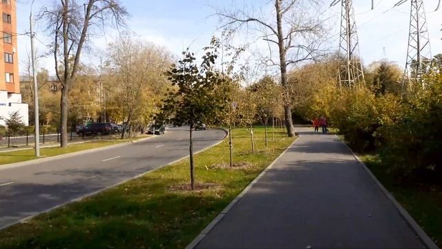 Москва 3147 Лодочная улица осень день смотреть онлайн