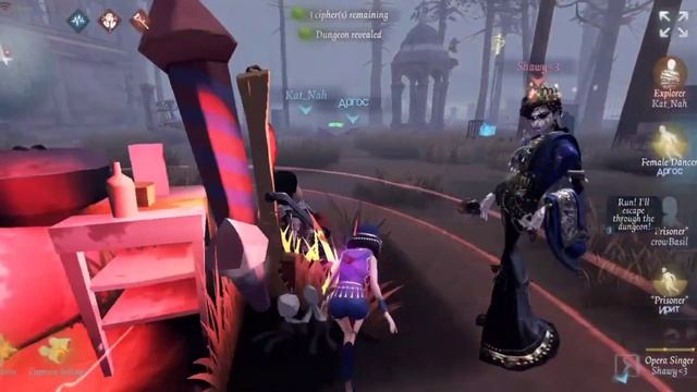 Игра против Sangria (оперной певицы) Identity V