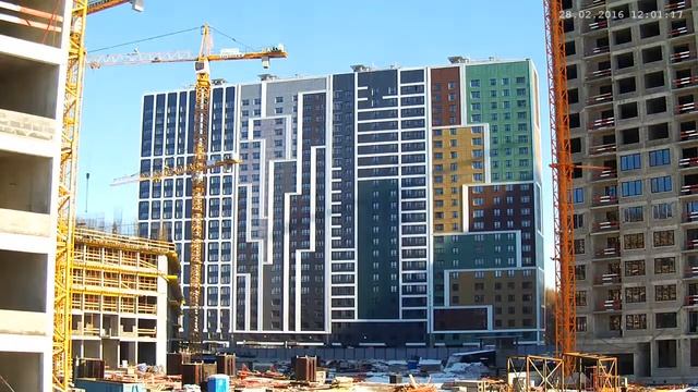 28.02.2016 Камера 2. ЖК "Эталон-сити". День за минуту. смотреть онлайн