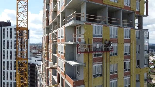 Ход строительства ЖК "Тихомиров" (конец июля 2022г.) смотреть онлайн