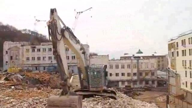 Снос домов на Андреевском спуске смотреть онлайн