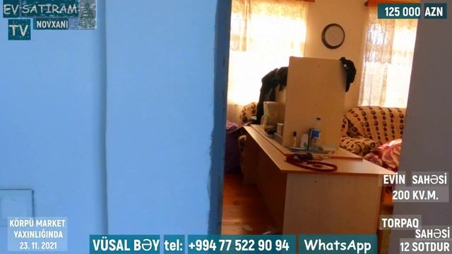 🔥ƏLİMYANDIDA, 💥125 000 MANATA 👉12 SOTDA 👍KUPÇALI 🏡BAĞ EVİ SATILIR🏖️ NOVXANIDA/🌟EV SATIRAM TV🌟 смотреть онлайн