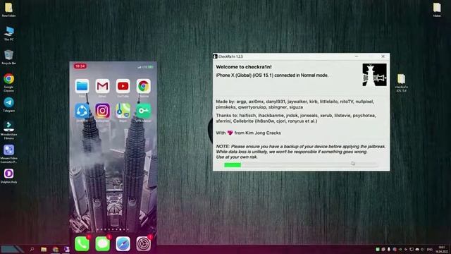 JAILBREAK iOS 15 CheckRa1n Windows смотреть онлайн