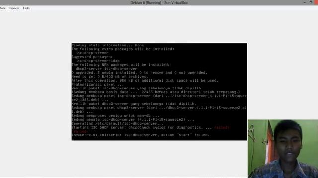 Tutorial Install Debian 6, DHCP dan DNS versi 1.0 смотреть онлайн