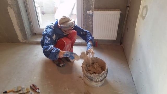 Приколы на стройке! Первый день на работе, подсобник 