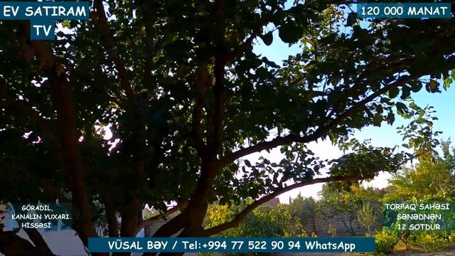12 SOTDA BAĞ EVİ SATILIR 120 000 MANATA, GÖRADİLDƏ /Недвижимость в Баку / EV SATIRAM TV/BAG EVLERİ смотреть онлайн