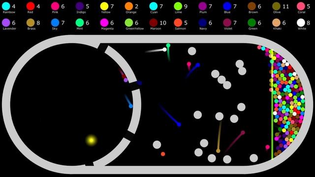 390 Marbles! (Only 1 Marble Will Survive) - Survival Marble Race In Algodoo | 29 |