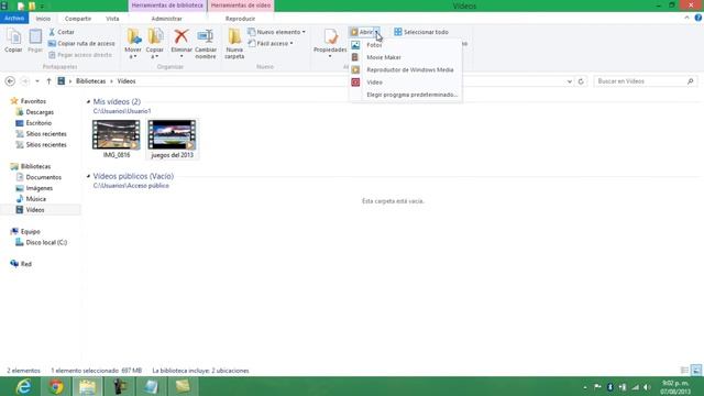 como cambiar el reproductor de video de windows 8 al de windows 7 смотреть онлайн