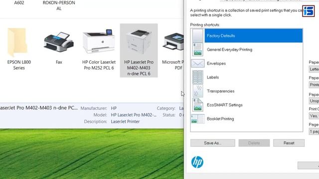 How to set HP M402 to A4 Size & single side print|এইচপি ৪০২ প্রিন্টারের পেজ A4 ও একদিকে প্রিন্ট করা смотреть онлайн