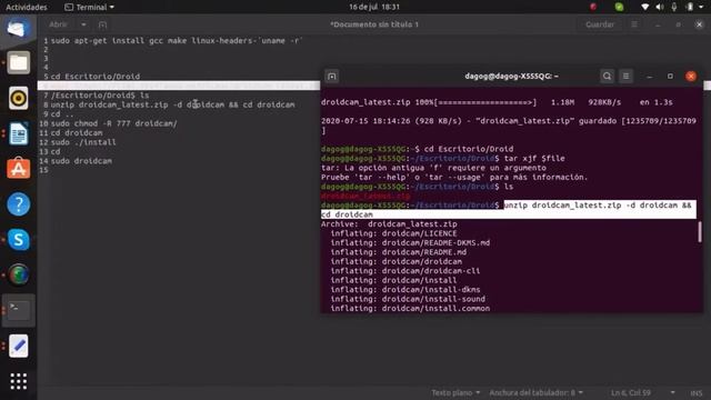 DroidCam for iOS/Android (Ubuntu 20.04 LTS) смотреть онлайн