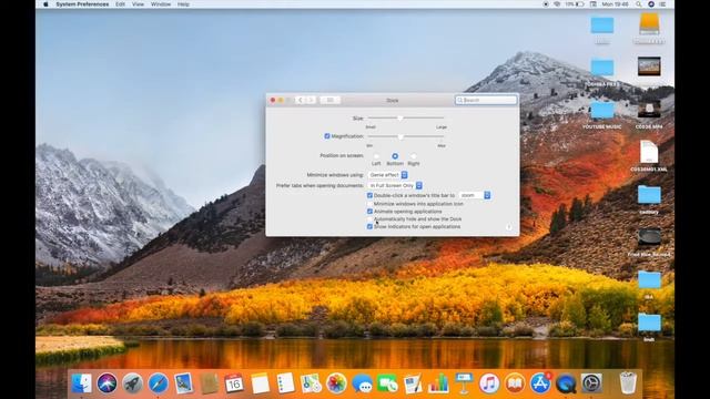 HOW TO ENABLE OR DISABLE DOCK MAGNIFICATION ON MAC IN HIGH SIERRA смотреть онлайн