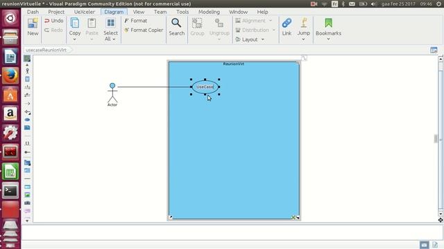 Create a new project and a new Use Case Diagram in Visual Paradigm 14.0 смотреть онлайн