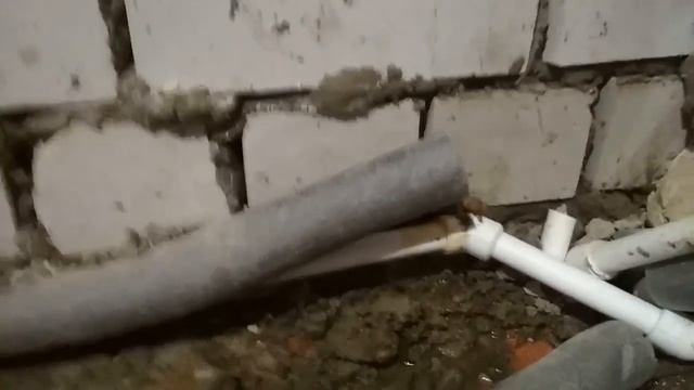 Протечка водопровода от застройщика.