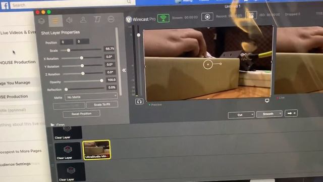 How to Set Live Broadcasts FB with Camera,Imac 2020 & Wirecast Software.By MTS Muang Part-2 смотреть онлайн