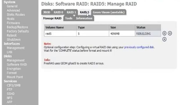 how to Setting up RAID 5 on a FreeNAS server смотреть онлайн