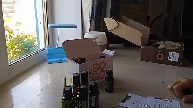 Получили очередную посылку от DoTERRA.