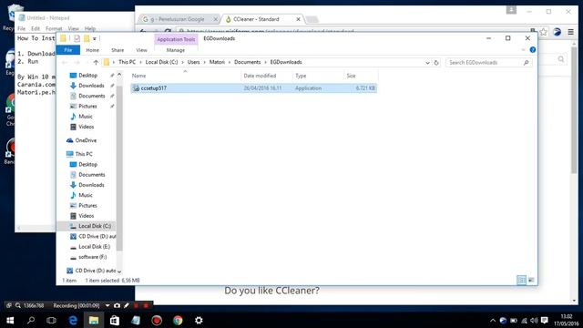 How To Install Ccleaner In Windows 10 смотреть онлайн