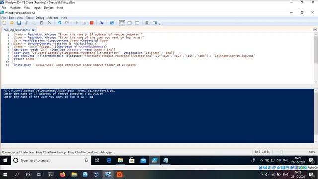 Remotely retrieve PowerShell Execution logs for all users смотреть онлайн