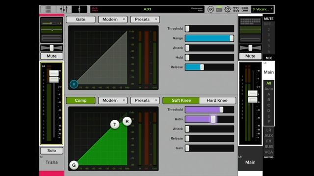 Mackie Master Fader 5 Vocal Compression tutorial смотреть онлайн