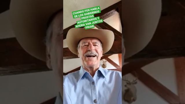FOX RECORDANDO GOBIERNOS PRIÍSTAS AUTORITARIOS Y HOY VAN JUNTOS #mexicanos #amlovers #amlo #4t#vira смотреть онлайн