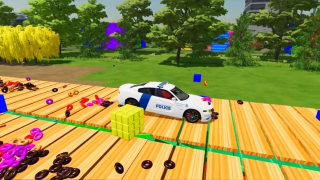 POLICE TRANSPORT! DACIA LOGAN,CITROEN,DODGE,RESCUE CAR TRANSPORTING WITH TRUCK- FARMING SIMULATOR 2 смотреть онлайн
