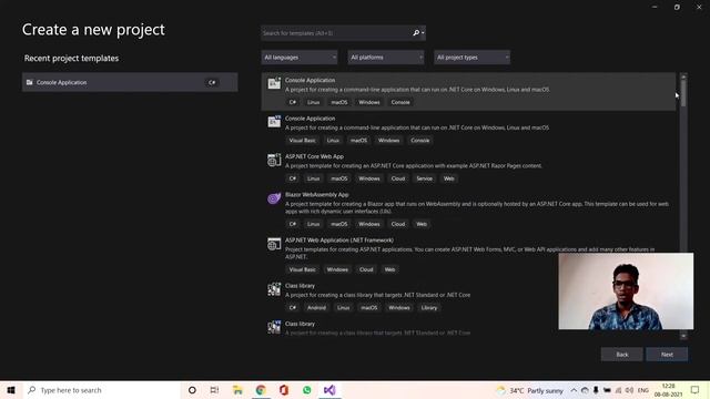 How to install Visual Studio 2019 in Windows 10 and how to run a C# program in it смотреть онлайн