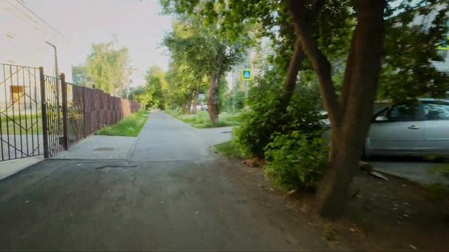 Екатеринбург. Железнодорожный. Велопрогулка в 4К. Красный переулок, улица Луначарского, Вокзал