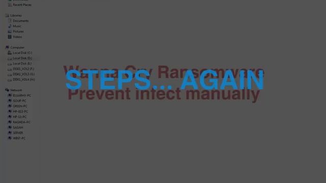 Prevent infect Wanna Cry Ransomware - By DISABLE SMB2 смотреть онлайн