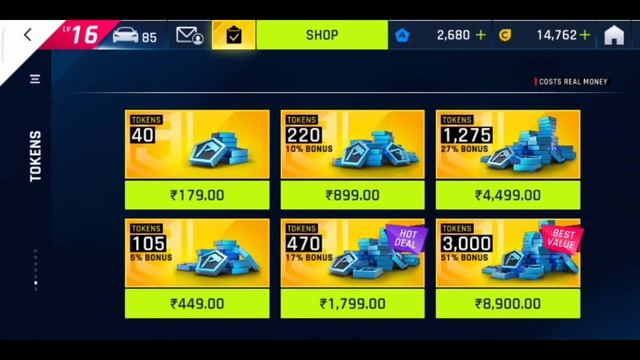 Asphalt 9 New Shop Layout and Tokens spending limit new features смотреть онлайн
