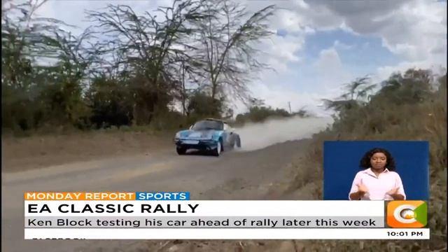 American Ken Block testing his car ahead of East Africa Safari Classic rally later this week смотреть онлайн
