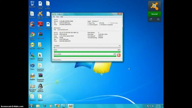 Make a windows 7 Bootable cd burn it :) смотреть онлайн