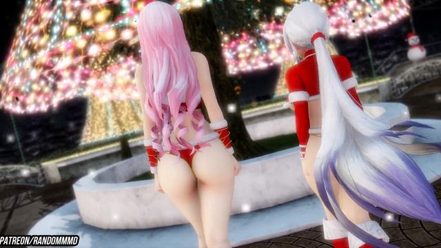 【MMD】Apple Pie || Haku & Luka (Xmas) смотреть онлайн