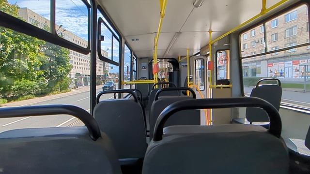 Трамвай "0633 по 38 от Новороссийской до Непокоренных" СПб 14-*: ЛВС-86К 0633 по №38 (03.08.24) смотреть онлайн