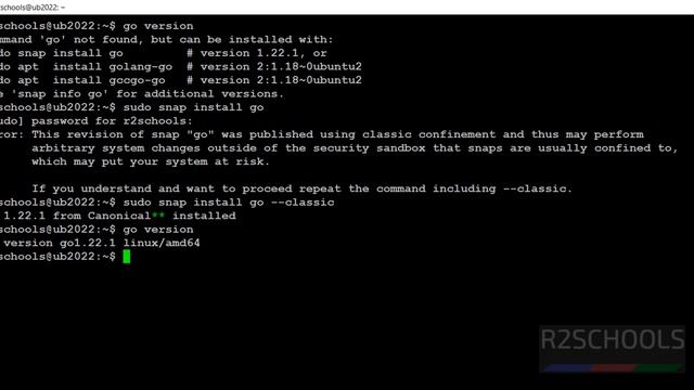 How to download install and configure golang on Ubuntu 20.04/22.04 | Run first go program in Ubuntu смотреть онлайн