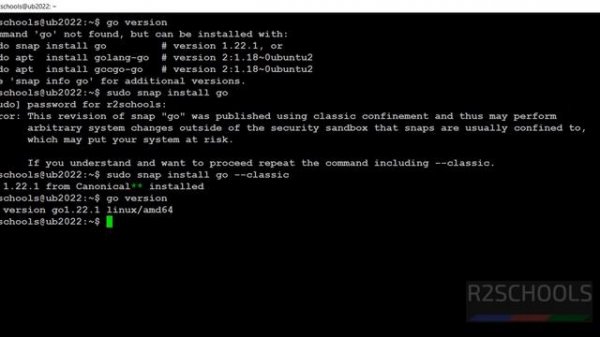 How to download install and configure golang on Ubuntu 20.04/22.04 | Run first go program in Ubuntu