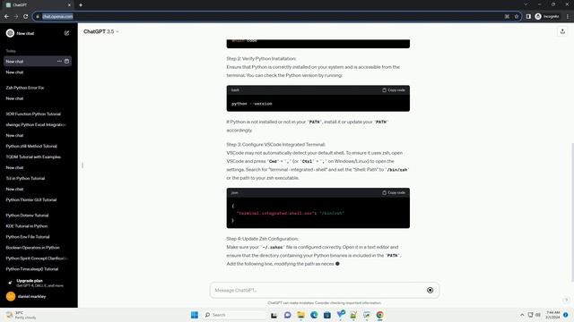 zsh command not found python vscode смотреть онлайн
