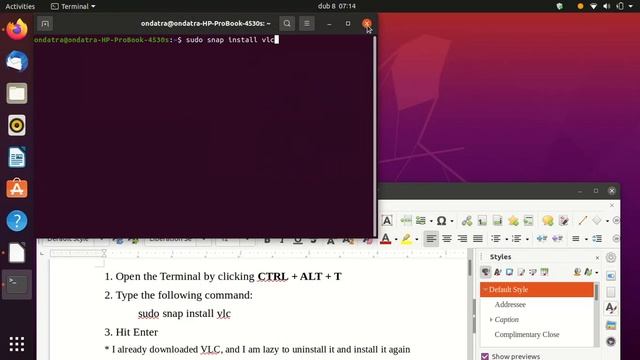 Installing VLC on Ubuntu 20.04 LTS смотреть онлайн