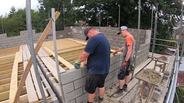 Bricklaying - Ran Out Of Blocks #bricklaying #vlog #building #renovation смотреть онлайн