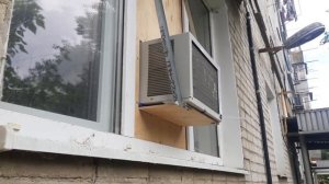 Монтаж оконного кондиционера в пластиковое окно не повредив его, как всегда своими руками