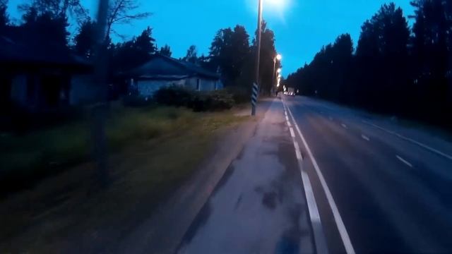 Вечерние покатушки на великах в Медвежьегорске! смотреть онлайн