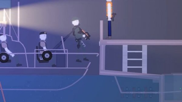 Police Fight Crime in People Playground