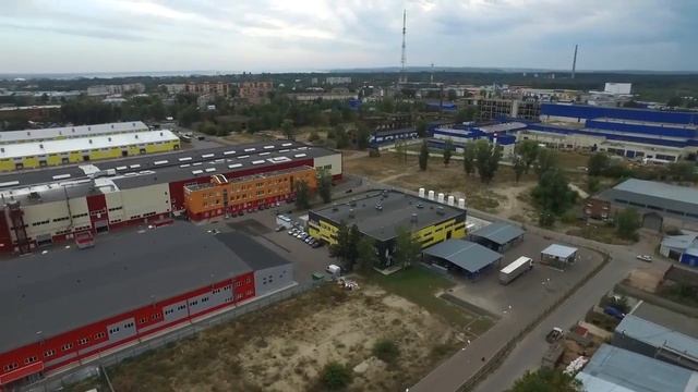 Технополис 'Химград' с высоты птичьего полета смотреть онлайн