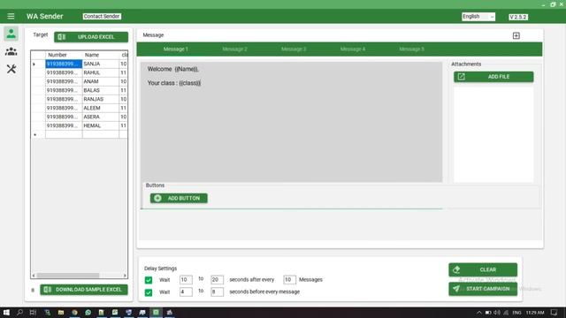 WhatsApp Bulk Message sender Windows App смотреть онлайн