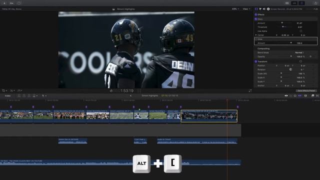 10 Must Know Keyboard Shortcuts in Final Cut Pro X | Edit Faster! | смотреть онлайн
