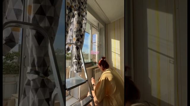 День 3. Крашу по обоям #ремонт #переезд смотреть онлайн