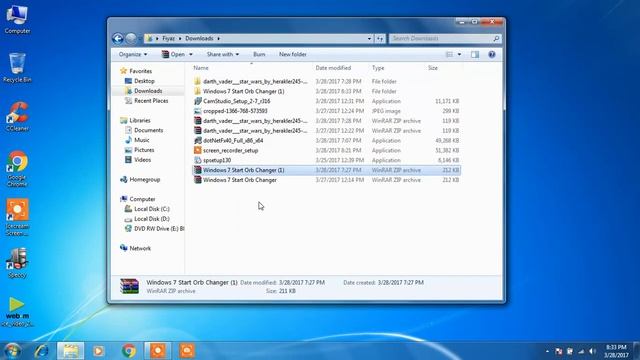 How to change a start orb on Windows 7🖥 смотреть онлайн