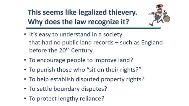 ProfDale Property Video 1 - Introduction to Adverse Possession смотреть онлайн