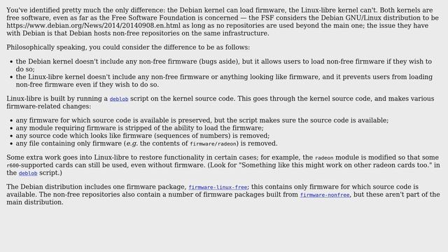Unix & Linux: What are the differences between Debian Linux Kernel and Linux-libre? (2 Solutions!!) смотреть онлайн