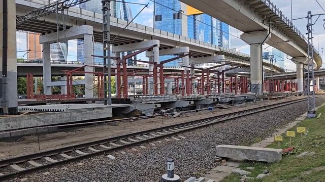 Строительство Московского городского вокзала 